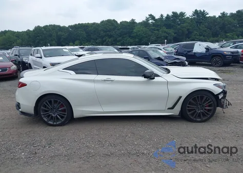 2017 Infiniti Q60 3.0T Red Sport 400 из США, поврежденный, VIN JN1FV7EL4HM701834